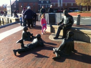 The Kunte Kinte-Alex Haley Memorial at the Annapolis (MD) City Dock
