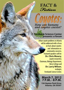 Poster for the 2012 Coyote Forum