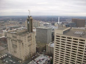 Invest Atlanta's new offices overlook AT&T to the south.