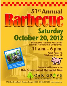 51st Annual Barbecue at Oak Grove United Methodist Church