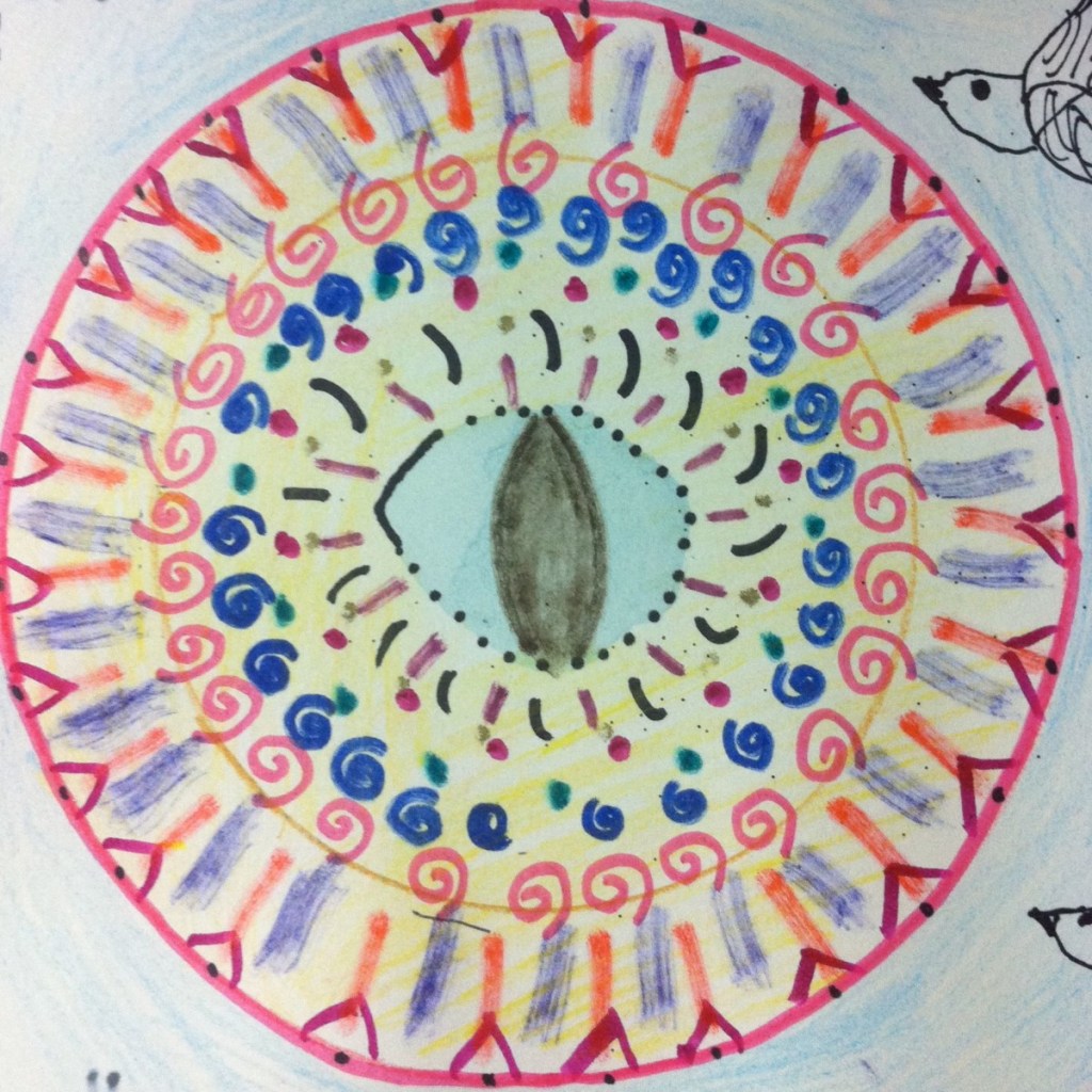 Mandala from a journal