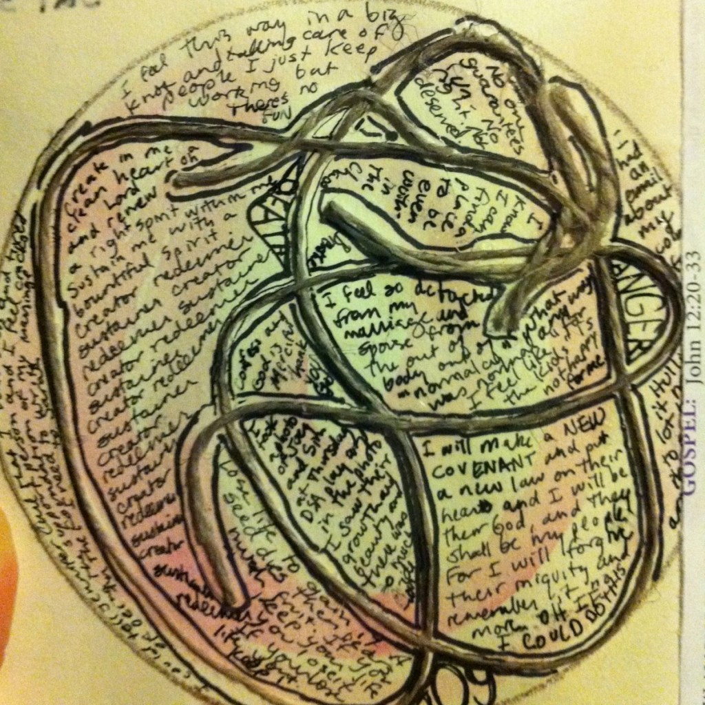String mandala, March 25. By Michelle Hiskey