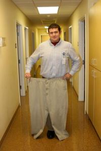 Weight loss trims man from size 52 waist to size 34