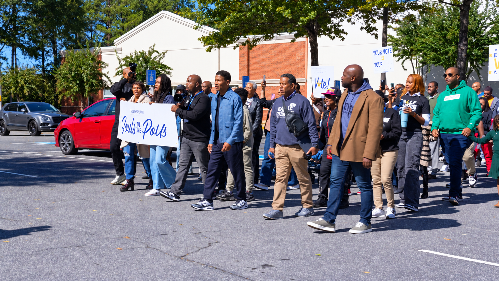 Roswell church leads Souls to the Polls march to encourage voter participation